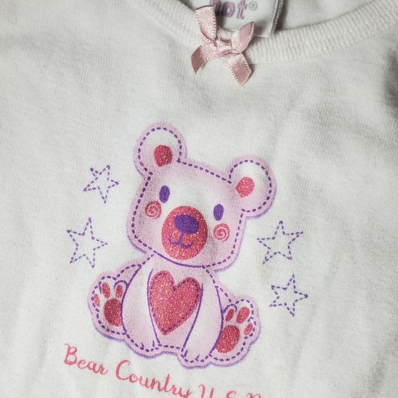 Kid U Not Pink and White Polka Dot Shimmery Sleeveless Tutu Dress Size 5/6 EUC - Picture 6 of 15